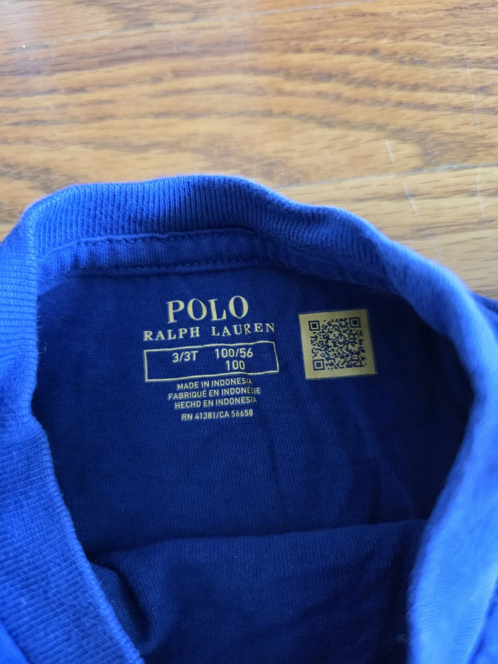 Ralph Lauren Polo Blue Crewneck Tee with Red Pony